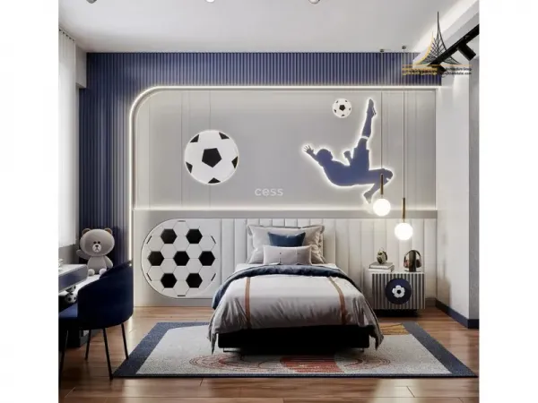  عکس اتاق خواب پسرانه ساده و زیبا