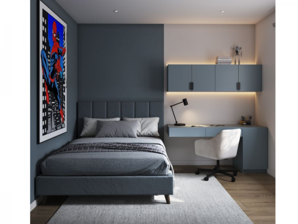  عکس اتاق خواب پسرانه ساده و زیبا