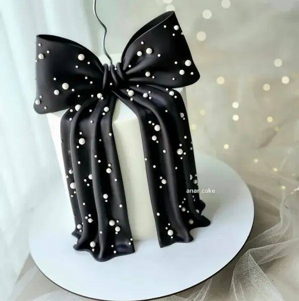  عکس کیک پاپیونی دخترانه