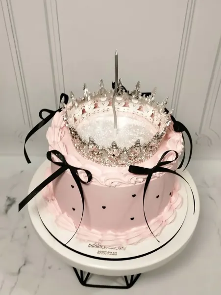  عکس کیک پاپیونی دخترانه