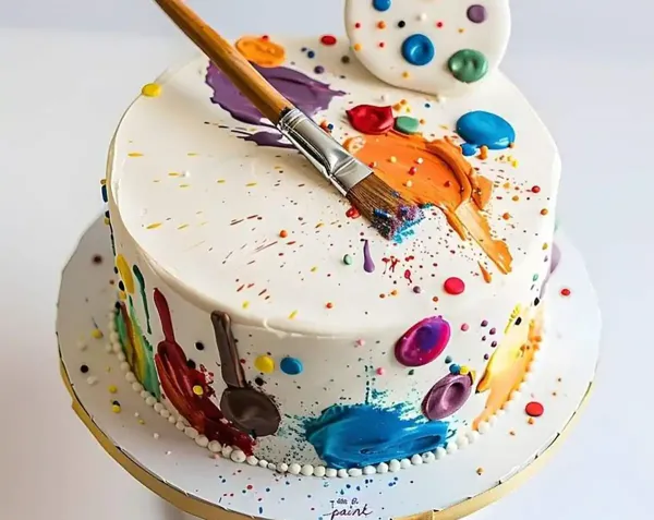  کیک پاپیونی ترند آبی