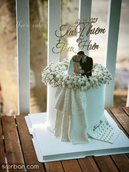 عکس کیک ترند عروسی