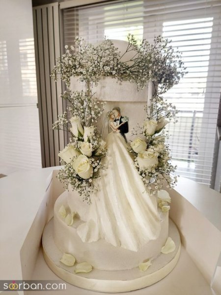  عکس کیک ترند عروسی