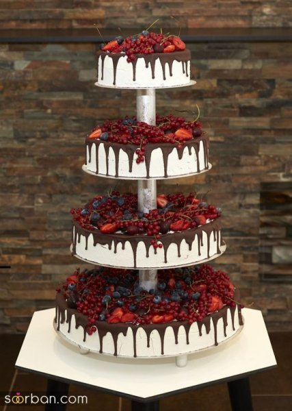  عکس کیک ترند عروسی