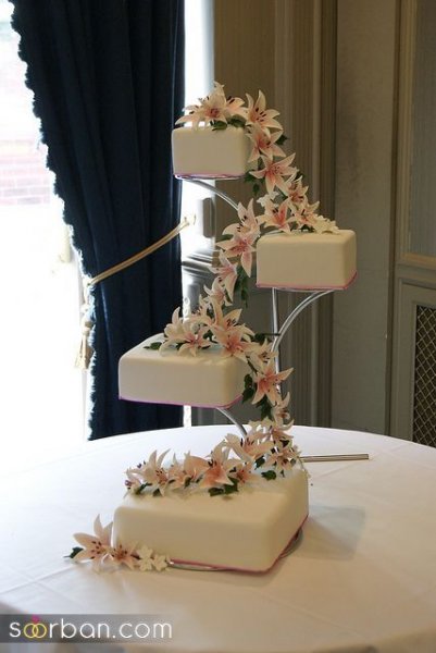  عکس کیک ترند عروسی