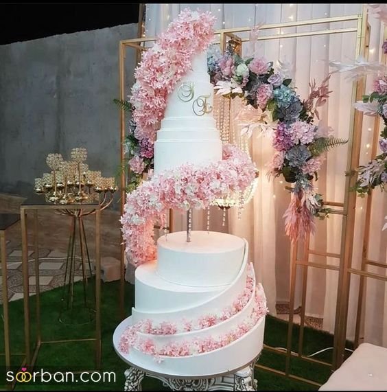  عکس کیک ترند عروسی