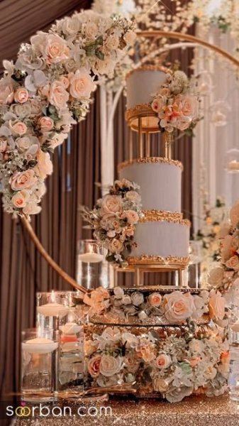  عکس کیک ترند عروسی