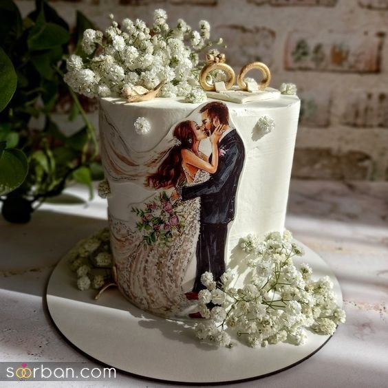  عکس کیک ترند عروسی