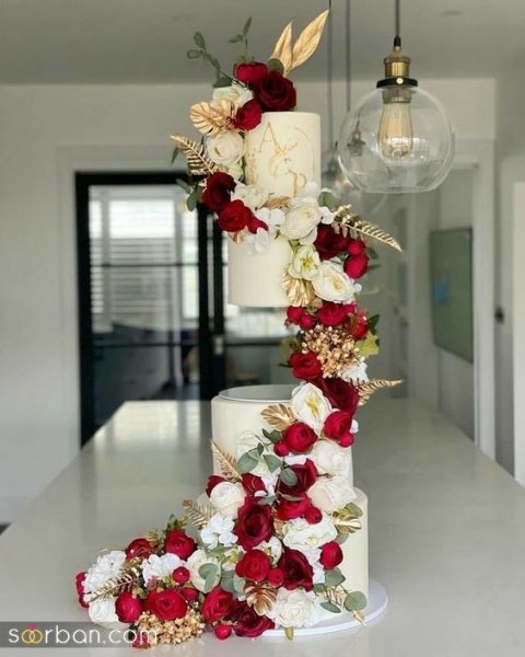  عکس کیک ترند عروسی