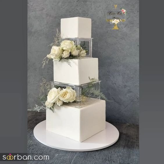  عکس کیک ترند عروسی