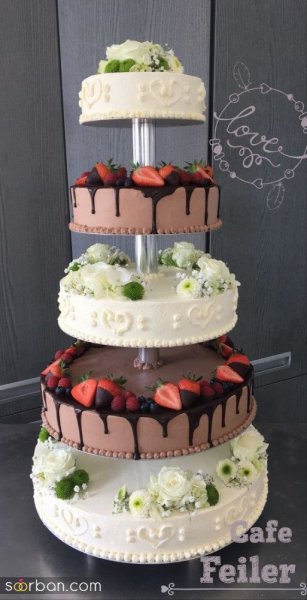  عکس کیک ترند عروسی