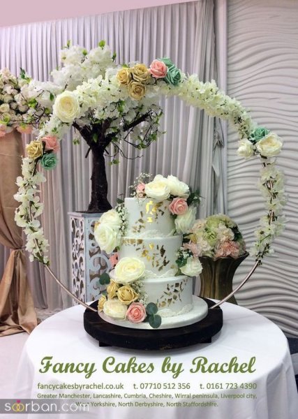  عکس کیک ترند عروسی