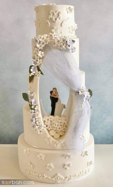  عکس کیک ترند عروسی