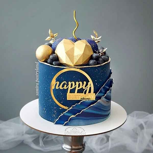  عکس کیک تولد مردانه لاکچری اینستاگرام