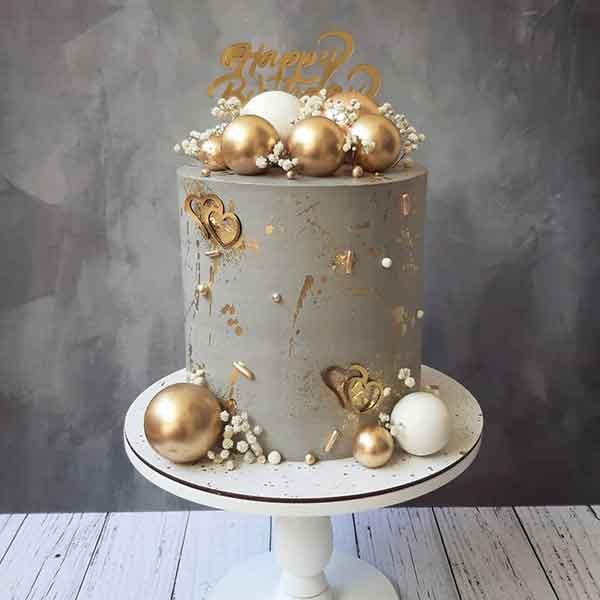  عکس کیک تولد مردانه لاکچری اینستاگرام