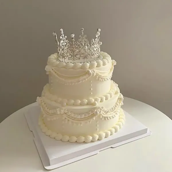  کیک عروسی ساده و شیک