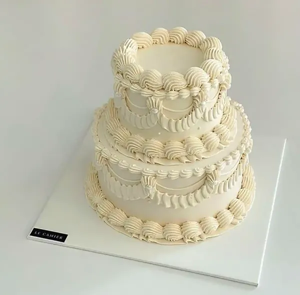  کیک عروسی ساده و شیک