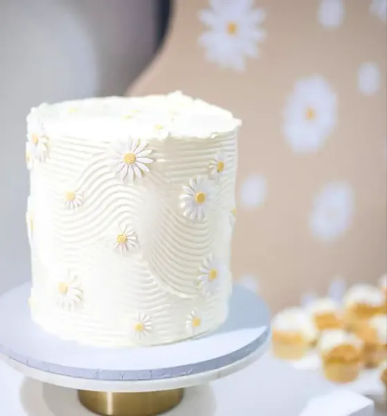  کیک عروسی یک طبقه شیک