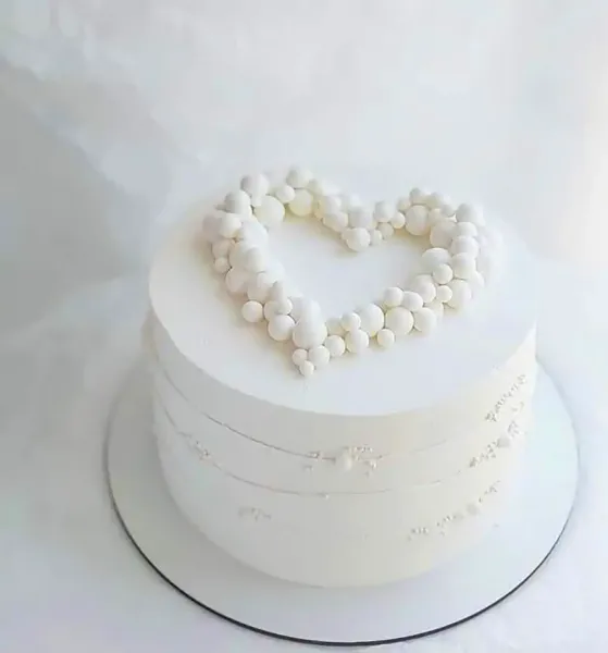  کیک عروسی یک طبقه شیک