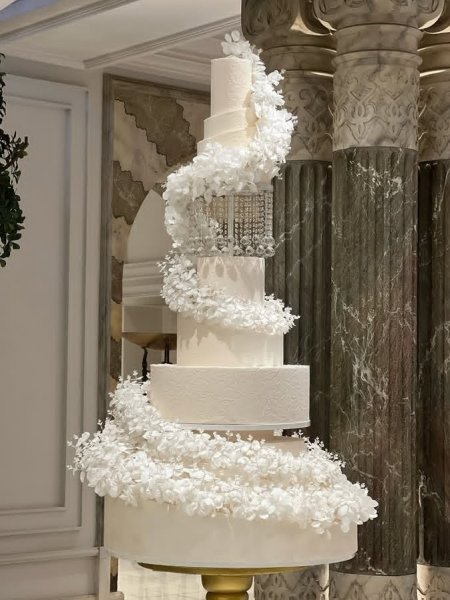  عکس کیک عروسی لاکچری