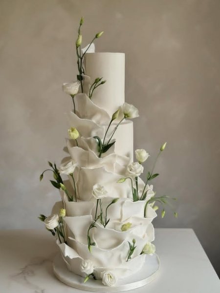  عکس کیک عروسی لاکچری