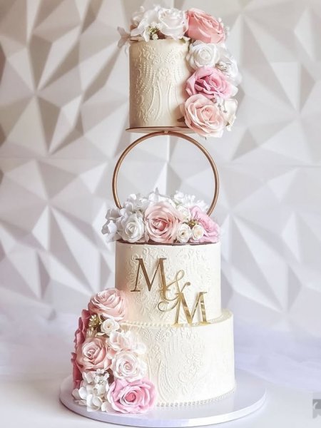  عکس کیک عروسی لاکچری