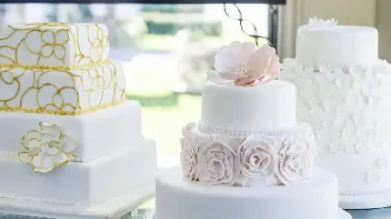  عکس کیک عروس و داماد