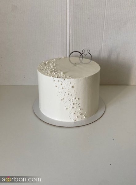  عکس کیک عقد محضری