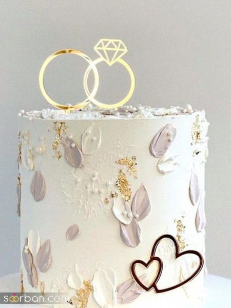  عکس کیک عقد لاکچری