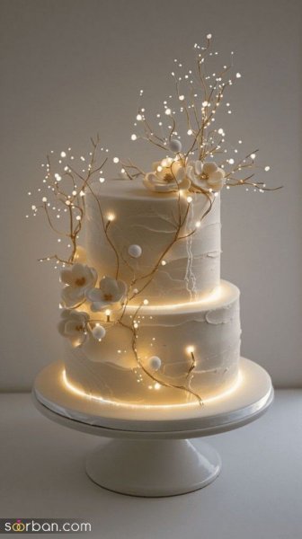  عکس کیک عقد لاکچری