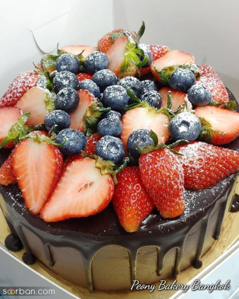  عکس کیک عروسی ترند توت فرنگی