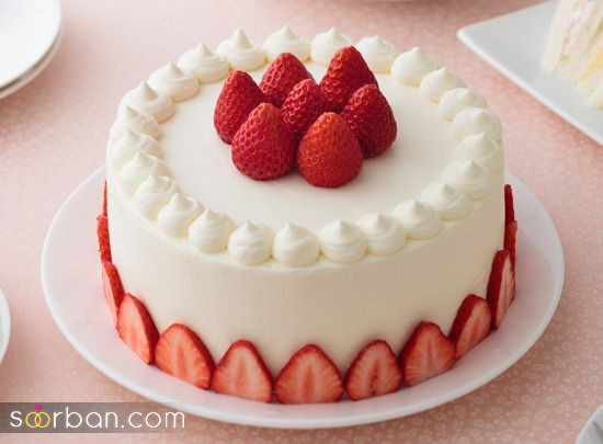  عکس کیک عروسی ترند توت فرنگی