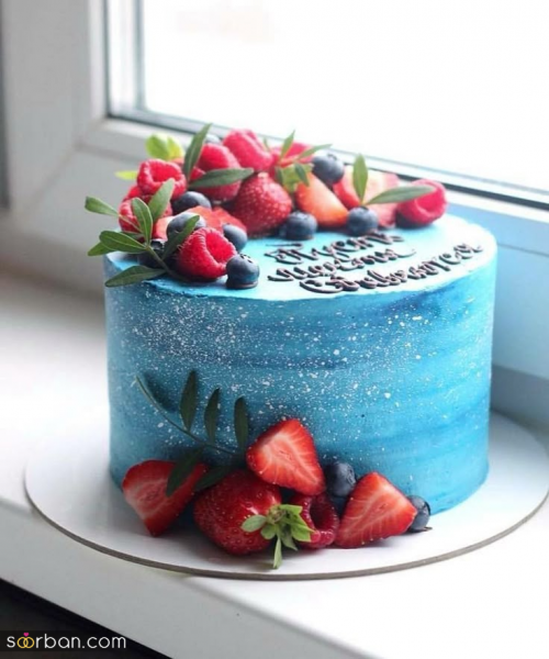  عکس کیک عروسی ترند توت فرنگی