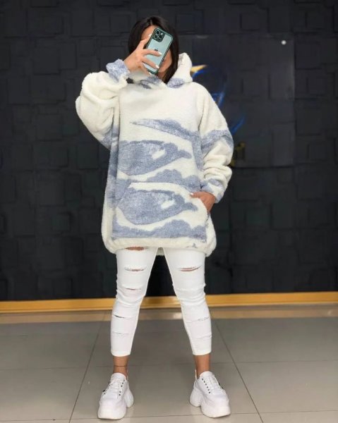  استایل پاییزی دخترانه با هودی