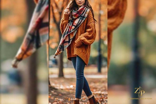  استایل پاییزی دخترانه بزرگسال
