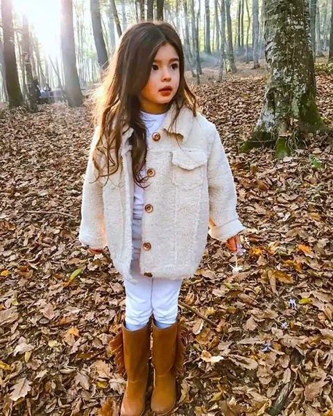 استایل پاییزی بچه گانه دخترانه