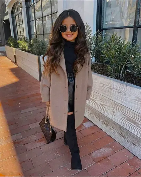  استایل پاییزی بچه گانه دخترانه