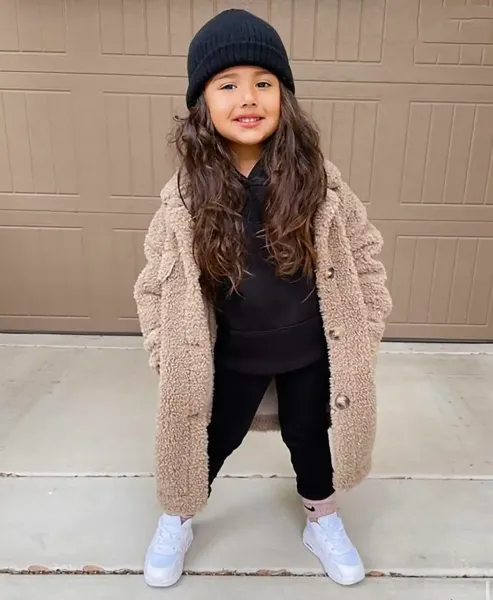  استایل پاییزی بچه گانه دخترانه