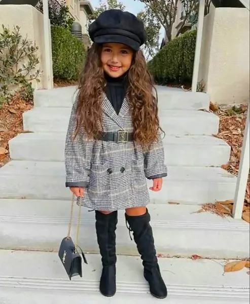  استایل پاییزی بچه گانه دخترانه