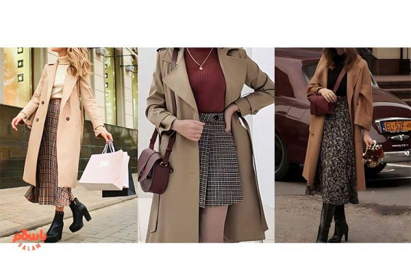  استایل پاییزی دخترانه با دامن