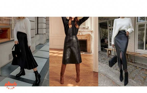  استایل پاییزی دخترانه با دامن