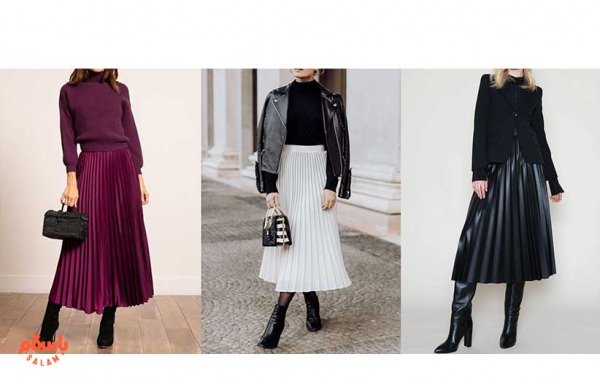  استایل پاییزی دخترانه با دامن