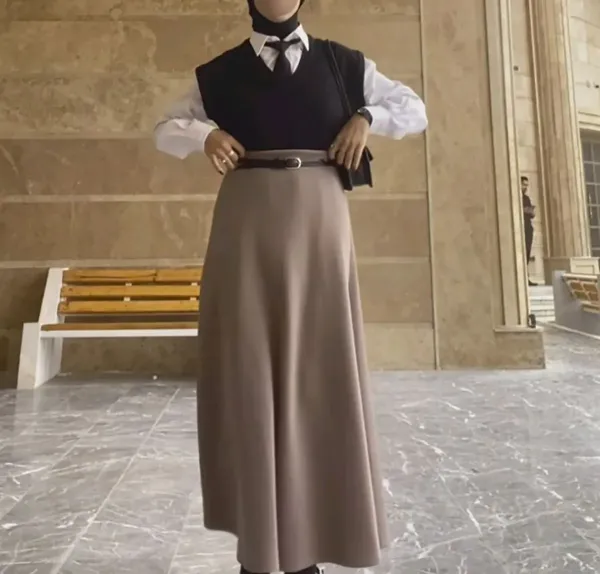 استایل با دامن پینترستی