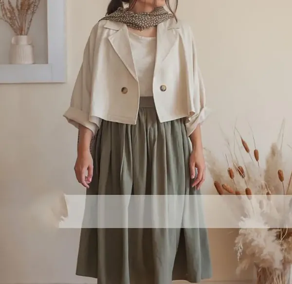  استایل با دامن پینترستی