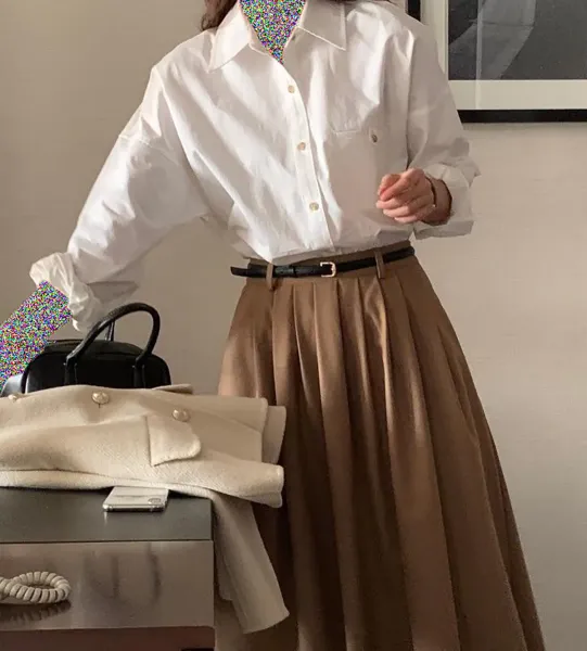  استایل با دامن پینترستی