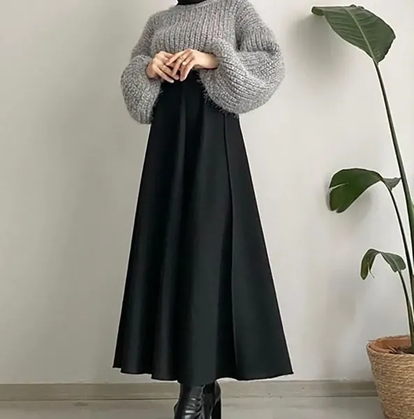  استایل با دامن پینترستی