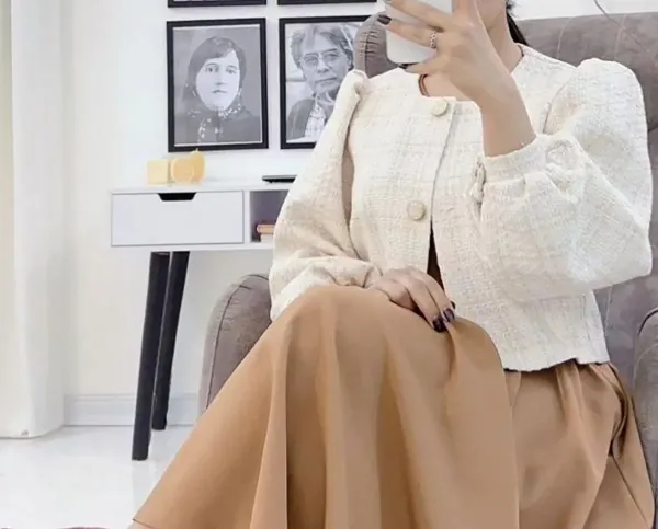  استایل با دامن پینترستی