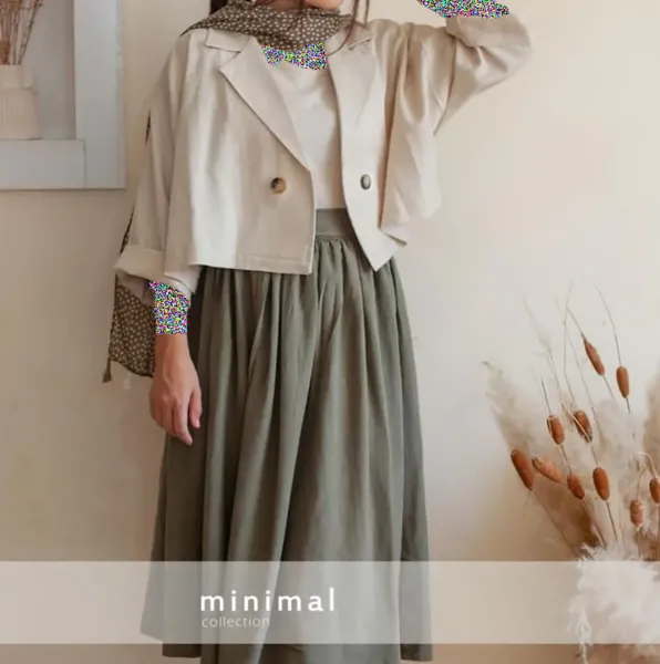  استایل با دامن پینترستی