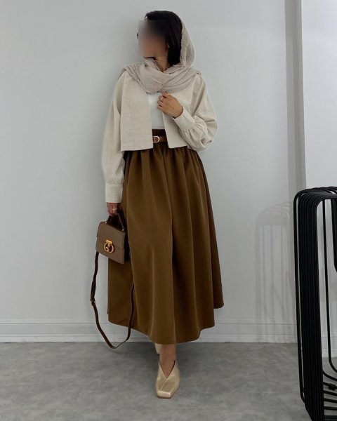  استایل با دامن تابستانی