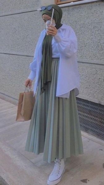  استایل با دامن تابستانی